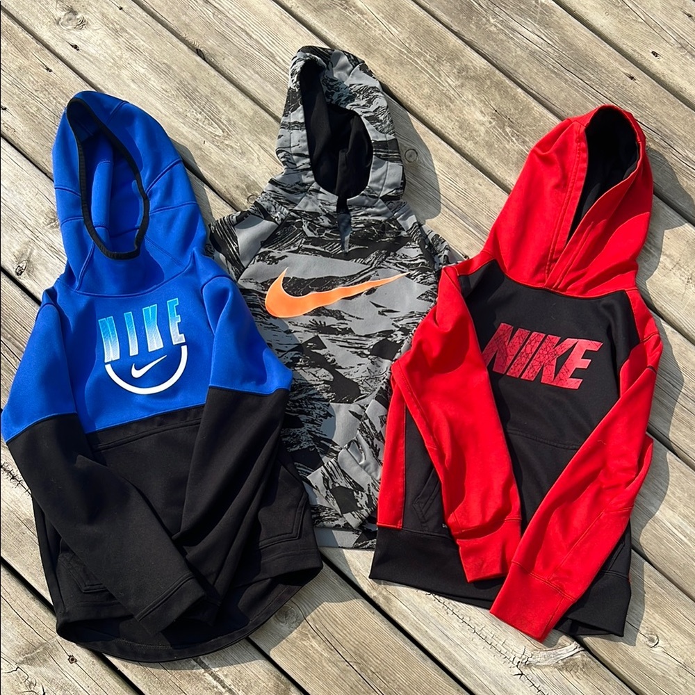 Lot of three youth small Nike Hoodies